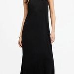 ALLSAINTS  Kura Racer Neck Maxi Dress in Black Size 8 Photo 0