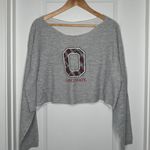 NCAA Cropped Ohio State University Crewneck Photo 0