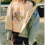 Daydreamer  Women’s Def Leppard Adrenalize Sweatshirt‎ in Ivory Size Med Photo 2