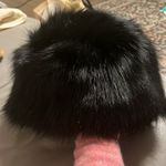 Slavic Girl peninsula Faux Fur Hat new Black Photo 2