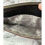 LO & SONS Saffiano Wristlet Pouch Wallet Phone Case Black Leather Photo 7