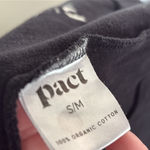 Pact  Airplane Cardigan Black Organic Cotton Relaxed Fit  S / M Photo 7