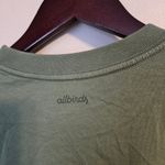 Allbirds  Long Sleeve Tee Cotton Hazy Cargo Casual Athleisure Neutral Solid Green Photo 7