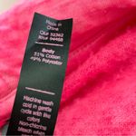 Betsey Johnson Betsy Johnson Pink Burnout Hoodie Small Photo 5