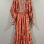 By Timo Eyelet Long Sleeve Cotton Maxi Dress Small S Photo 7