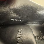 Vince  Benfield Black Leather‎ Platform Sneakers Low Top Womens Sz 7 US -Ret $250 Photo 10