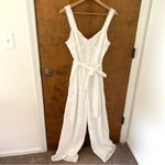 LuLus Sweetest Angel Ivory Eyelet Embroidered Tie Photo 3