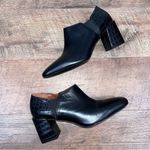 Vionic  Linda Heeled Shortie with Arch Support Croc Leather Side Zip Booties Photo 1