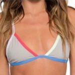 Tavik swim TAVIK JETT ColorBlocked Sand Bikini Top MEDIUM  Photo 0