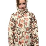 Liquid Boardwear ski jacket in cream & floral with removable hood size XS White Photo 13
