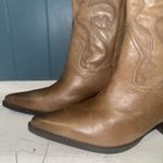 Reba  KRISDINE Tan LEATHER WESTERN Heeled BOOTS SAHARA SAND Women's Size‎ 9.5 EUC Photo 2