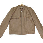 Schott Sportswear Genuine Leather Bomber Jacket Womens Size 40 Brown Photo 0