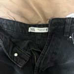 ZARA  Jean Shorts Black Photo 2