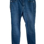 Pilcro and the Letterpress Anthropologie Pilcro Classic Blue Women's High Rise denim legging size 28 retro Photo 0