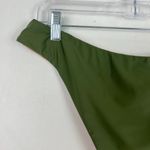 J.Crew NWT  Curved-Waist Cheeky Bikini Bottom Green Size Large L NEW Photo 8