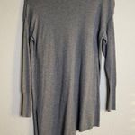 Worthington NWT  Gray Asymmetric turtleneck thin sweater tunic women’s size Small Photo 2