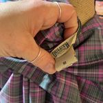 Duluth Trading Company Casual Button Down Shirt Purple Size M Photo 7
