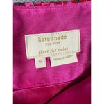 Kate Spade  Tweed Mini Skirt Pink Plaid Wool Blend Size 6 Photo 4