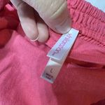 Xhilaration Womens Linen Blend Ruffle Sleeveless Wide Leg Jumpsuit Pink Sz Large Photo 6