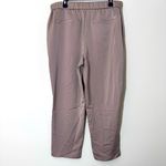 One 5 One Satin pull on Beige dress pants straight tapered leg Pockets size L NWT Photo 1