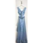 Mac Duggal  High-Low Ruffle Gown in Powder Blue Size US 0 Photo 6
