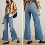 Mother The Tomcat Roller in Pretty Is As Pretty Does size 31 Jeans Wide Leg Blue Photo 8