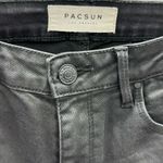 PacSun  Black Mid Rise Skinniest Coated Bodycon Jeans Womens 24 Photo 8