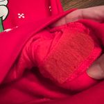 Disney Mickey Mouse Christmas Womens Red Dawn Pullover Sweatshirt Size XS Photo 2