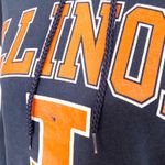 The Victory University of Illinois Fighting Illini Arch Logo Hoodie Navy •Size Small (Unisex) Photo 4