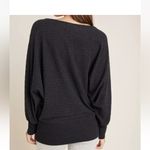 Anthropologie  3/4" Sleeve Scoop‎ Neck Striped Sweater, small Photo 1