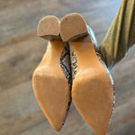VICI  Jasmin Snakeskin Multi Pointed Toe Heels Photo 3