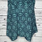 Denim & Co . Beach Size 20W Blue Asymmetrical Hem One Piece Swimsuit Swim Dress Photo 1