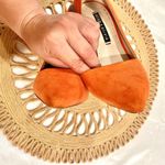 Alice + Olivia Dina Suede Pumps Orange Size EU 37.5 Photo 10