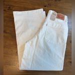 Levi's White Levi’s - Mile High - Wide Leg Crop Size: 29 Photo 4