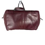 Fossil Caitlyn Leather Tote Handbag Burgundy Brandy Purse Bag Photo 2
