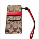 Coach  Cell Phone Wristlet Universal Pouch Photo 1