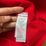 Topshop Cropped Blouse with Tie Sleeves Photo 5