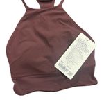 Lululemon Nulu High-Neck Mesh-Hem Tank in goodnight plum * XXS * NWT Photo 4