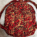Cloth Backpack Red Photo 2