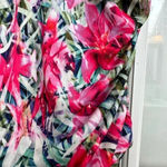 Badgley Mischka  Nadia Tankini Swim Top Tropical Floral Size 12 Photo 5