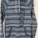 Boards Burton Durable Goods Blue Striped Logo Women’s Hoodie in Medium Photo 4