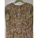 Mac Duggal Embellished Ruffled Cap Sleeve V-Neck Gown Size 12 NWT #10772 Sequins Photo 14