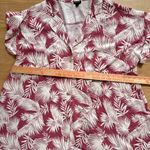 Torrid Size 3 Tropical Palm Print Button-Up Shirt Dress Summer Beach Vacation Photo 2