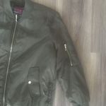 Yoki Yolk Outerwear Collection Olive Green Bomber Jacket Large Photo 4