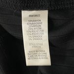 Max Studio Small Pencil Skirt Striped Knee Length Stretch Elastic Waist Black Photo 3