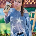 Blank Paige Blue Star Sweater Photo 0