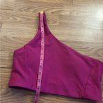 Wilo One Shoulder Sports Bra Size Large Pink Photo 5