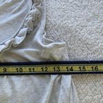Lands' End Land’s End Ruffled Scoop Neckline Tank Top Blouse White Grey XXSmall Photo 7