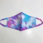 Cotton Candy Tie Dye Face Mask Multiple Photo 1