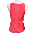 J.Crew Tank Top Women’s XXS Pink Sleeveless Button Back Lightweight Photo 4